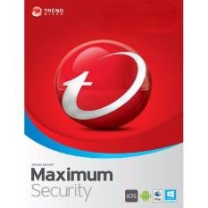 Trend Micro Maximum Security 3 Year 3PC (Email Delivery in 12 hours- No CD)