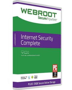 Webroot Secure Anywhere Internet Security Complete 1 Device 1 Year